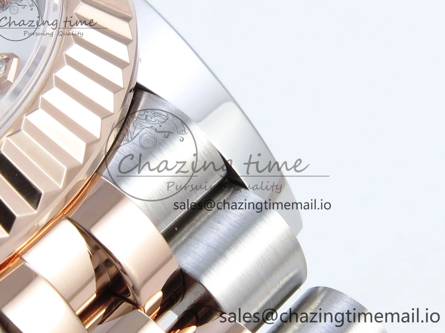 MiroTime 0103 QuickDry DateJust 31 278271 ARF 1:1 Best Edition 904L Steel White MOP Diamonds Dial on SS RG Jubilee Bracelet ETA 517